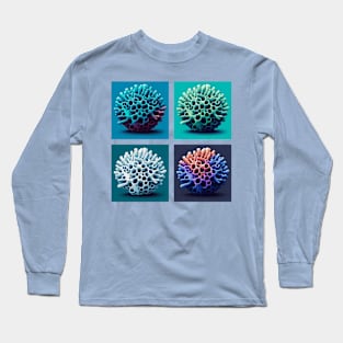 Pop Calcareous Sponge Art - Cool Underwater Long Sleeve T-Shirt